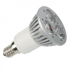 Lampada LED 3x1W branco neutro (3900-4500K) - 230V - E14 / L