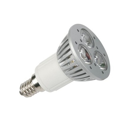 Lampada LED 3x1W branco neutro (3900-4500K) - 230V - E14 / L