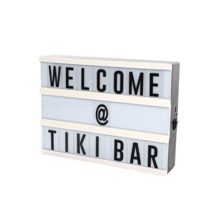 Caixa de luz 20x15x4cm Alimen. pilhas e/ou cabo USB