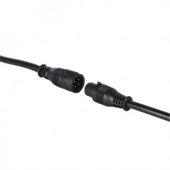 Conector DC com cabo macho/femea para fitas LED RGB IP65 / L
