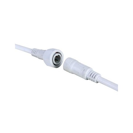 Conector DC com cabo macho/femea para fitas LED RGB IP68 / L