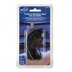 Conector DC com cabo macho/femea em extensao de 2mt / Luz So