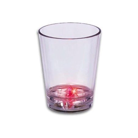 10un Copo para shots com 1 LED vermelho incorporado / Gadget