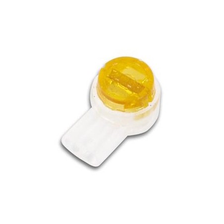 Conector de pressao UP2A,Cor laranja 2 fios,0.4-0.8mm 50un /