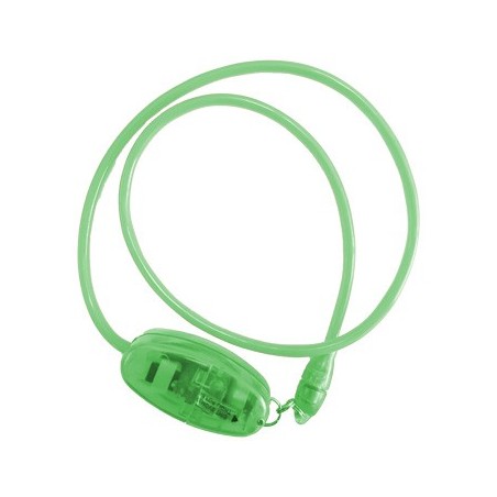 Colar electroluminescente EL Neon Verde / Luz Som e Imagem /