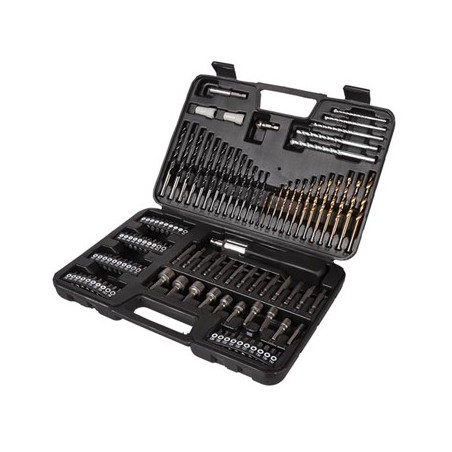 Jogo de brocas e pontas (bits) - 109 pecas