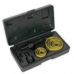 Kit de 8 serras circulares c/ broca piloto / Instrumentacao