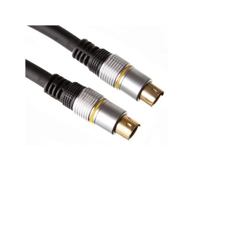 Cabo S-VHS profissional macho/macho 2,5mt / Cabos e Baterias