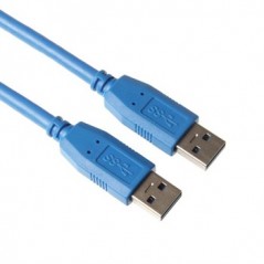 Cabo USB 3.0 basic  USB A / USB A 1,8mt / Cabos e Baterias /