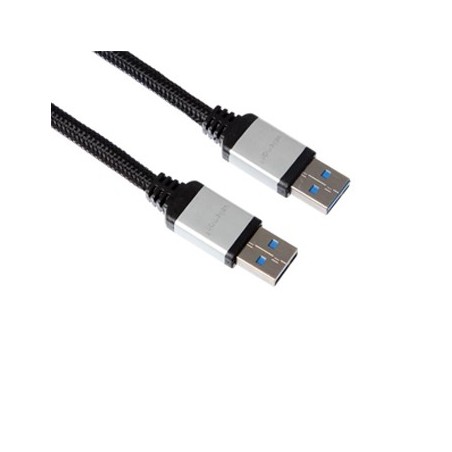 Cabo USB 3.0 profissional  USB A / USB A 2,5mt / Cabos e Bat