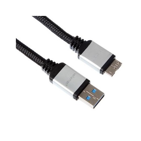 Cabo USB 3.0 Profissional A /micro USB B m/m 5mt / Cabos e B