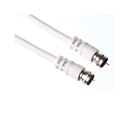 Cabo coaxial com fichas tipo F macho/macho basic 10m / Cabos