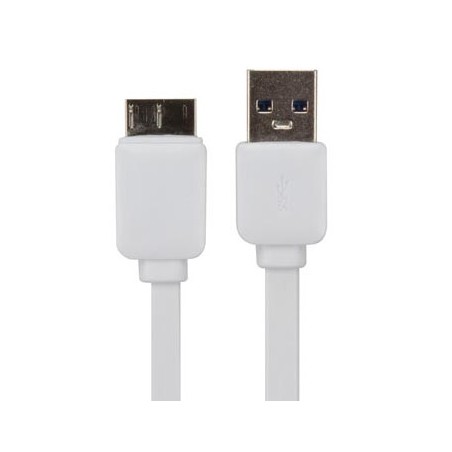 2un Cabo USB 3.0 para micro-USB 3.0 Branco 1m