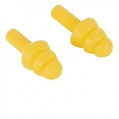 Protectores auditivos de silicone em pack de 100 pares / Sau