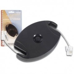 Cabo de extensao retractil 3m, 6P4C macho/6P4C macho / Cabos