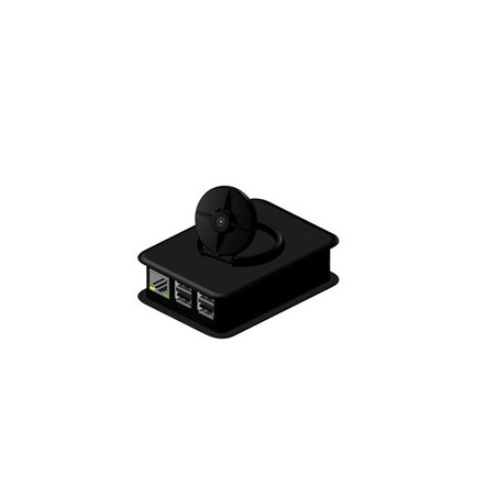 Caixa c/ Camara em Preto para RASPBERRY PI B+ / Informatica