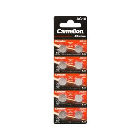 Pilha LR1130/AG10 1.5V-68mAh 10un/bl-p/relogios / Cabos e Ba