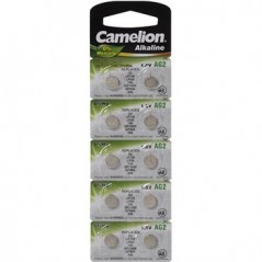 Pilha LR726/AG2 1.5V-25mAh 10un/bl-p/relogios / Cabos e Bate