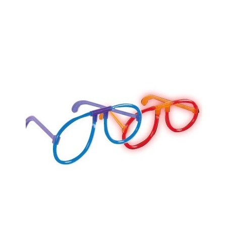 Oculos luminescentes diam.5mm x 20cm - Azul / Luz Som e Imag