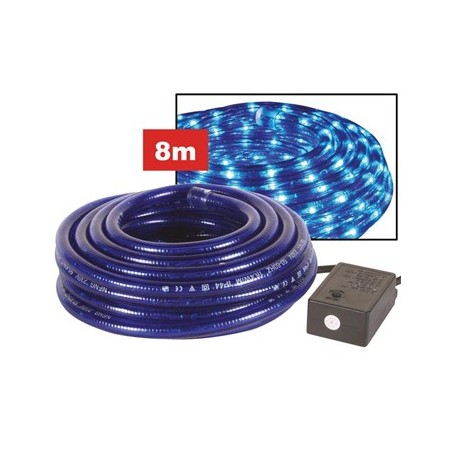 Corda de LUZ -2 canais, 8 m, azul, tomada waterproof / Luz S