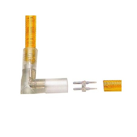 Conector L para corda de luz - a prova de agua - (1un) / Luz