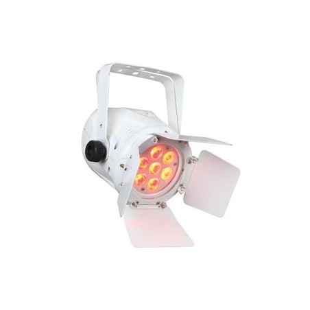 PAR LED RGBW 7x10W Mini c/Barndoor branco / Luz Som e Imagem