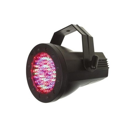 Led Par36 ABS LEDs 76x5mm , 4 canais DMX / Luz Som e Imagem