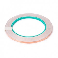 Fita adesiva em cobre - 5 mm x 25 m