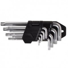 Set de  9 chaves estrela (aco cromo-vanadio) / Instrumentaca