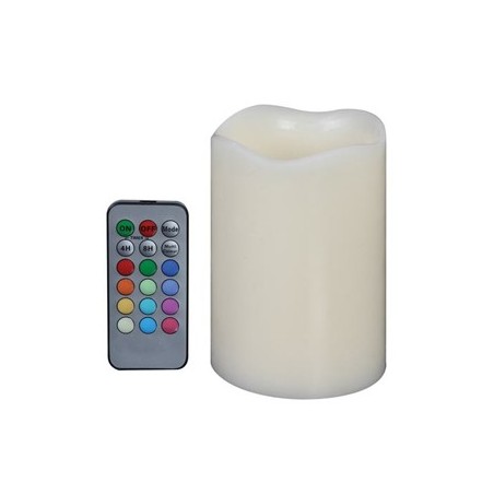 Vela de cera real com leds RGB com controle remoto / Gadgets