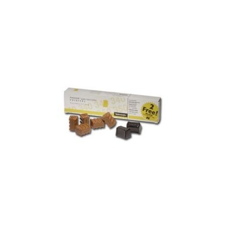 Phaser 340/350/360 Color Stick Amarelo 5un+2un Preto / Tinte