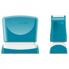 Carimbo 11x25mm Xstamper Quix Azul 1un.