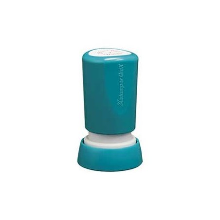 Carimbo Redondo 14mm Xstamper Quix Preto 1un.