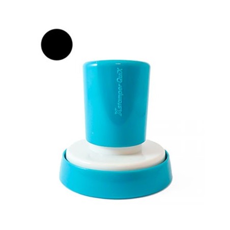 Carimbo Redondo 45mm Xstamper Quix Preto 1un.