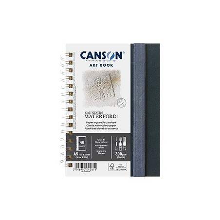 Caderno Canson Artbook Saunders Waterford A5 300g 40Fls