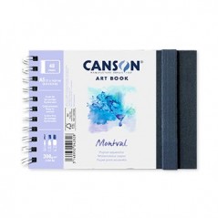 Caderno Canson Artbook Montval A5 300g 48Fls