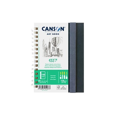 Caderno Canson Artbook 1557 A5 120g 100Fls