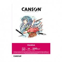 Bloco Canson Graduate Manga A4 200g 30Fls