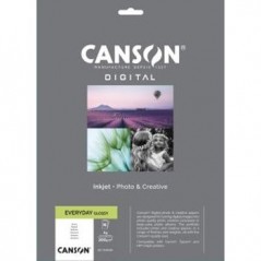 Papel 200gr Foto Canson Everyday Glossy A4 15 Folhas