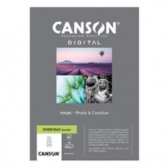 Papel 200gr Foto Canson Everyday Glossy A4 50 Folhas