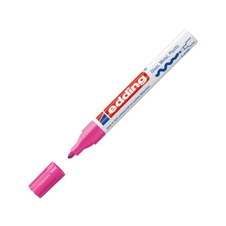Marcador Grosso Rosa 2-4mm Edding 750 1un