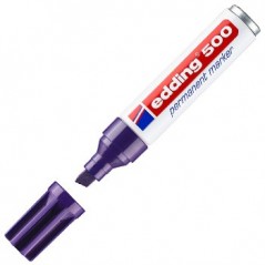 Marcador Permanente Grosso Violeta 2-7mm Edding 500 1un