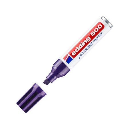 Marcador Permanente Grosso Violeta 2-7mm Edding 500 1un