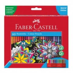 Lápis Cor 18cm Faber Castell Arte Terapia Cx Cartão 60un
