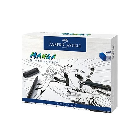 Pack Iniciação Marcador Artístico Pitt Faber-Castell Manga