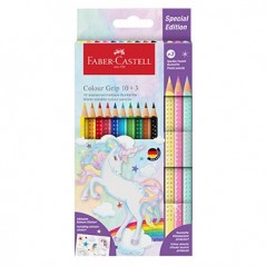 Lápis Cor 18cm Faber-Castell Grip Special Edition 10+3un