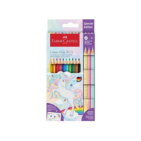 Lápis Cor 18cm Faber-Castell Grip Special Edition 10+3un