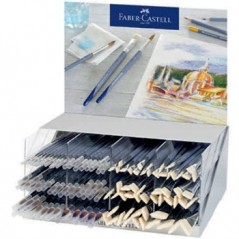 Pincel Guache Aguarela Faber-Castell Expositor 110un