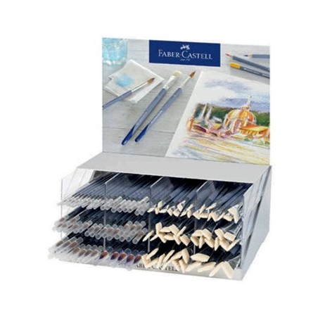 Pincel Guache Aguarela Faber-Castell Expositor 110un