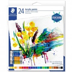 Tinta Acrílica STAEDTLER 8500 C12 Design Journey 12ml 24un